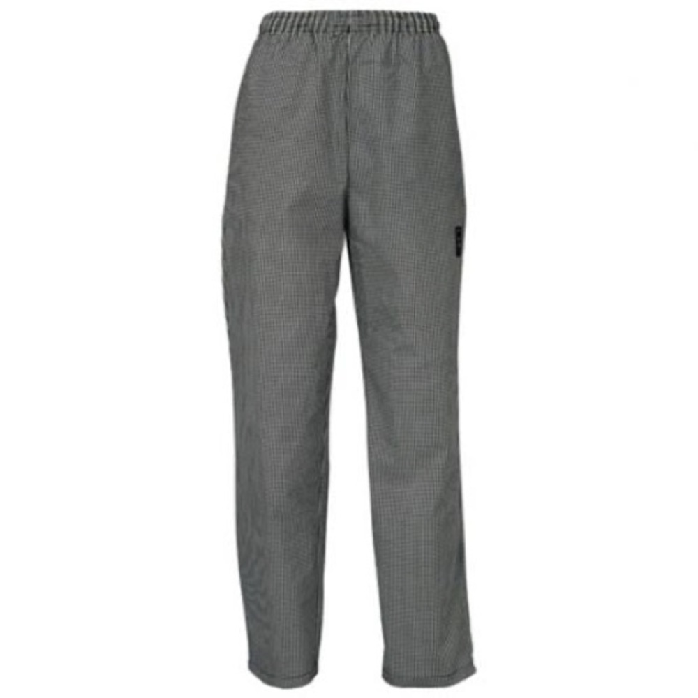 Winco UNF-4KXL Houndstooth Extra-Large Signature Chef Pants